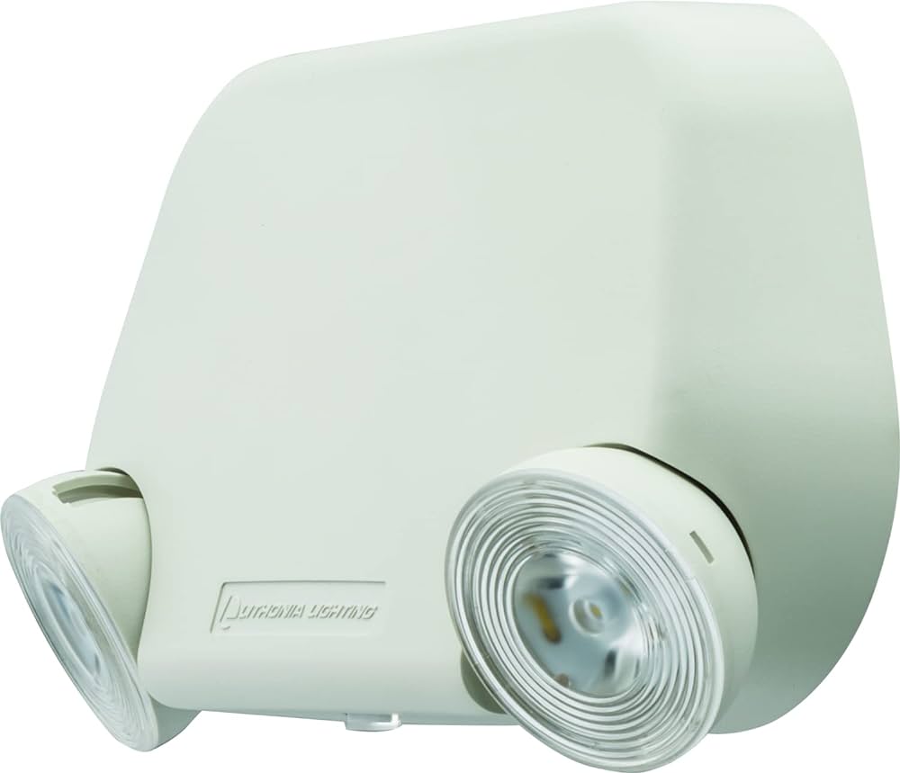 EU2LM12 - Emergency Light: LITHONIA LIGHTING, LED, Damp Location Rated, 0.75 W Lamp Watt, 120/277V A